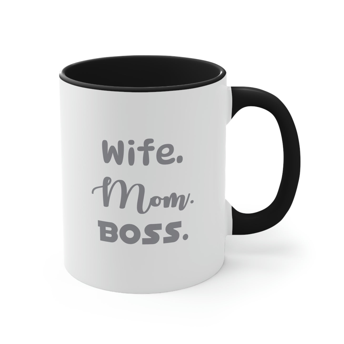 Mother's Day Coffee Mug - Wife. Mom. Boss. - Gift for Wife, Mother's Day Gift, Gift for Mom/Grandma