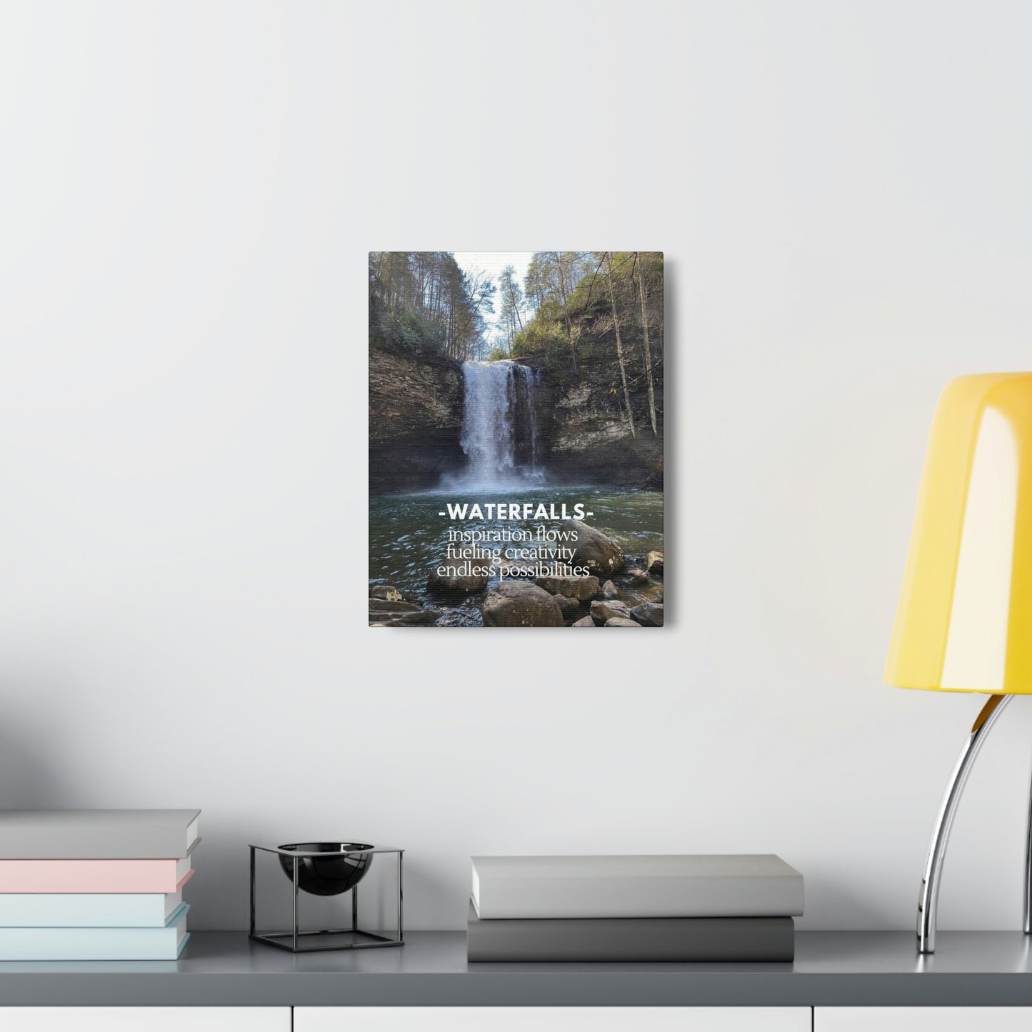 Waterfalls, Inspiration flows, fueling creativity and endless possibilities