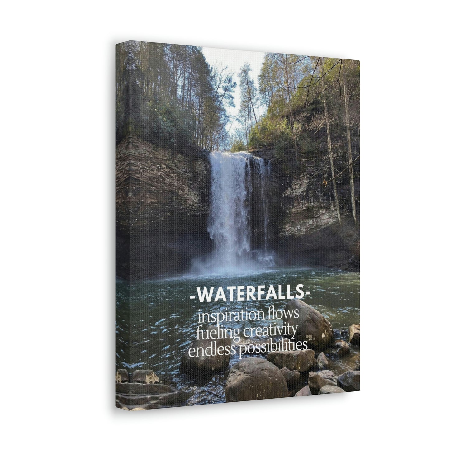 Waterfalls, Inspiration flows, fueling creativity and endless possibilities