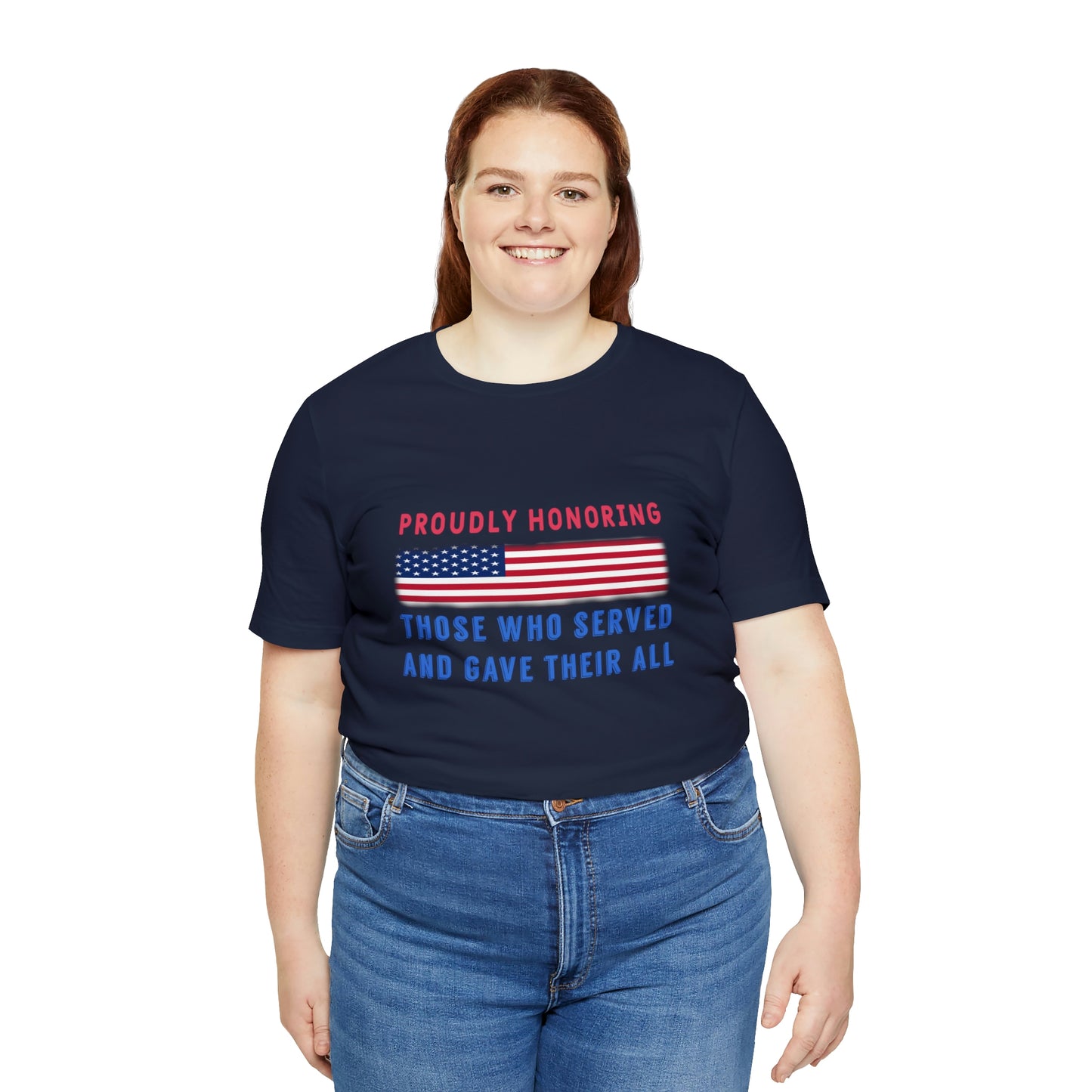 Memorial Day Short Sleeve T-Shirt - Proudly honoring those who served and gave their all.