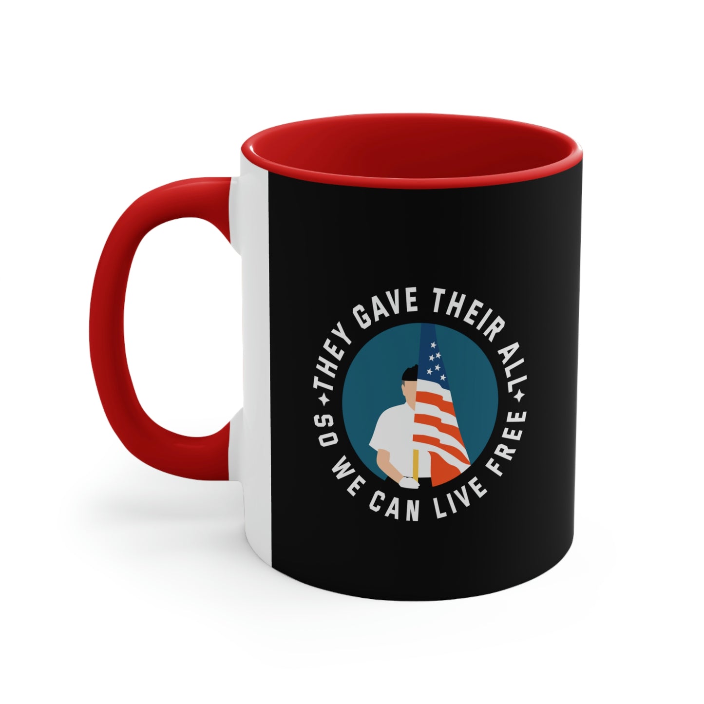 Memorial Day Coffee Mug - They gave their all, so we can live free. Patriotic Coffee Mug, Military Tribute, Remembrance Gift, Drinkware