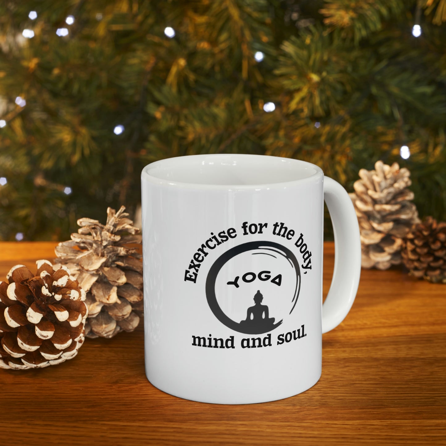 Fitness Coffee Mug - Yoga-Exercise for the body, mind and soul.