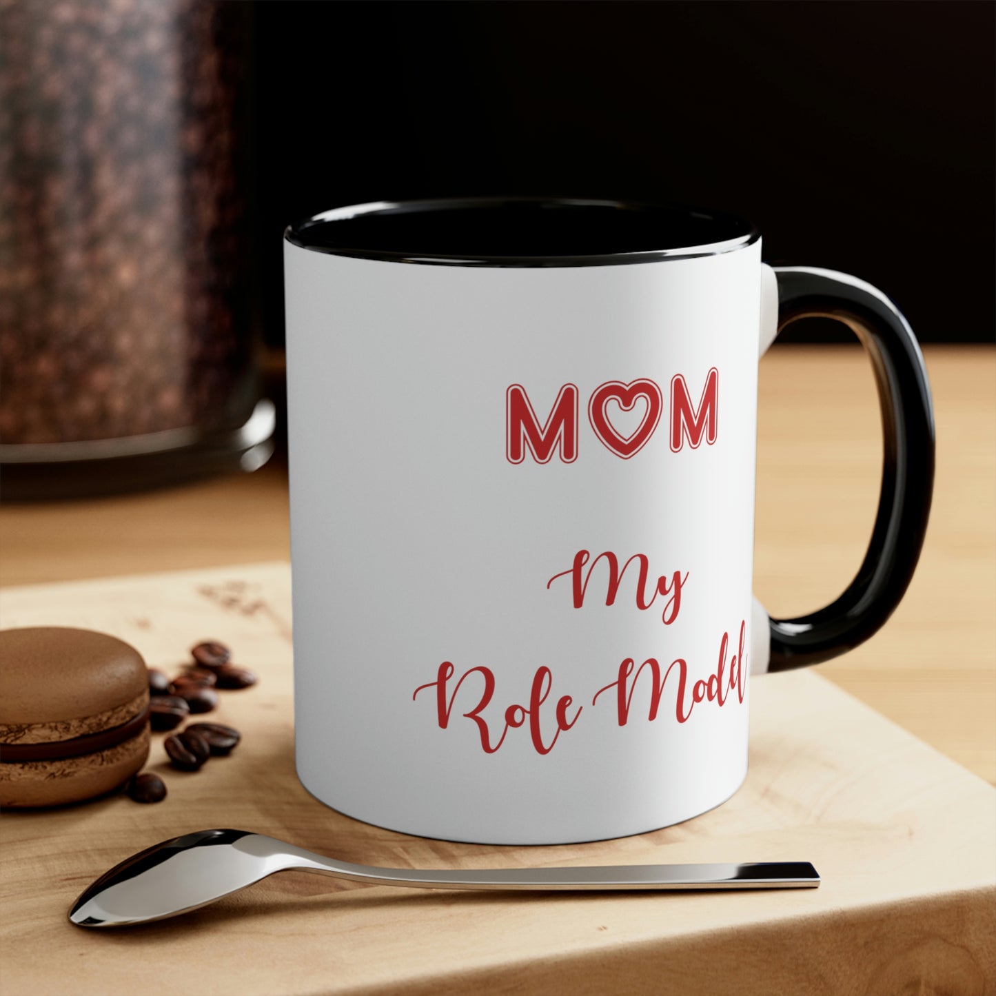 Mother's Day Coffee Mug - Mom, my role model. - Mother's Day gift, gift ideas, gift for mom,  tea mug, drinkware, coffee lover