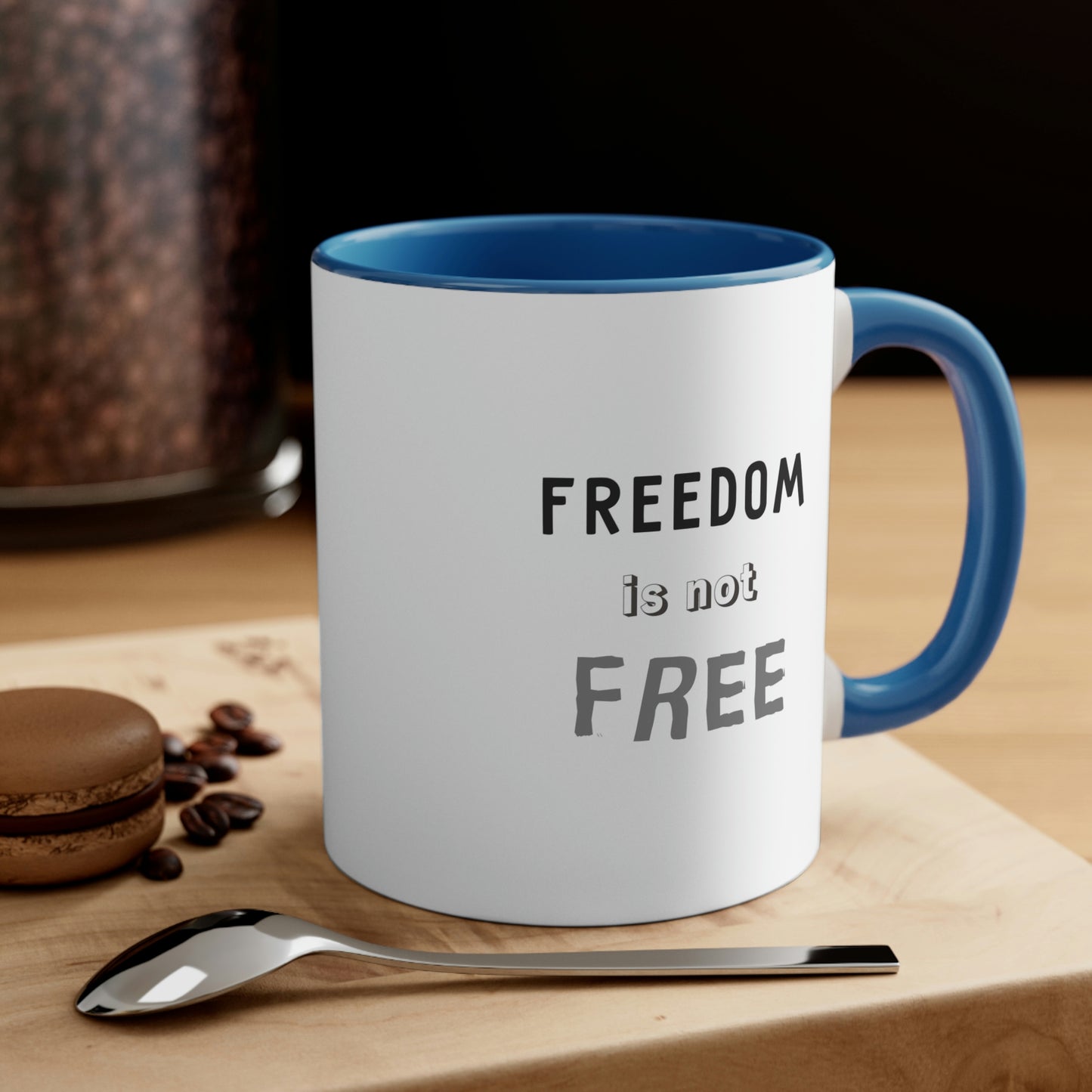 Memorial Day Coffee Mug - Freedom is not free. Freedom mug, patriotic coffee mug, military tribute, remembrance gift, memorial drinkware