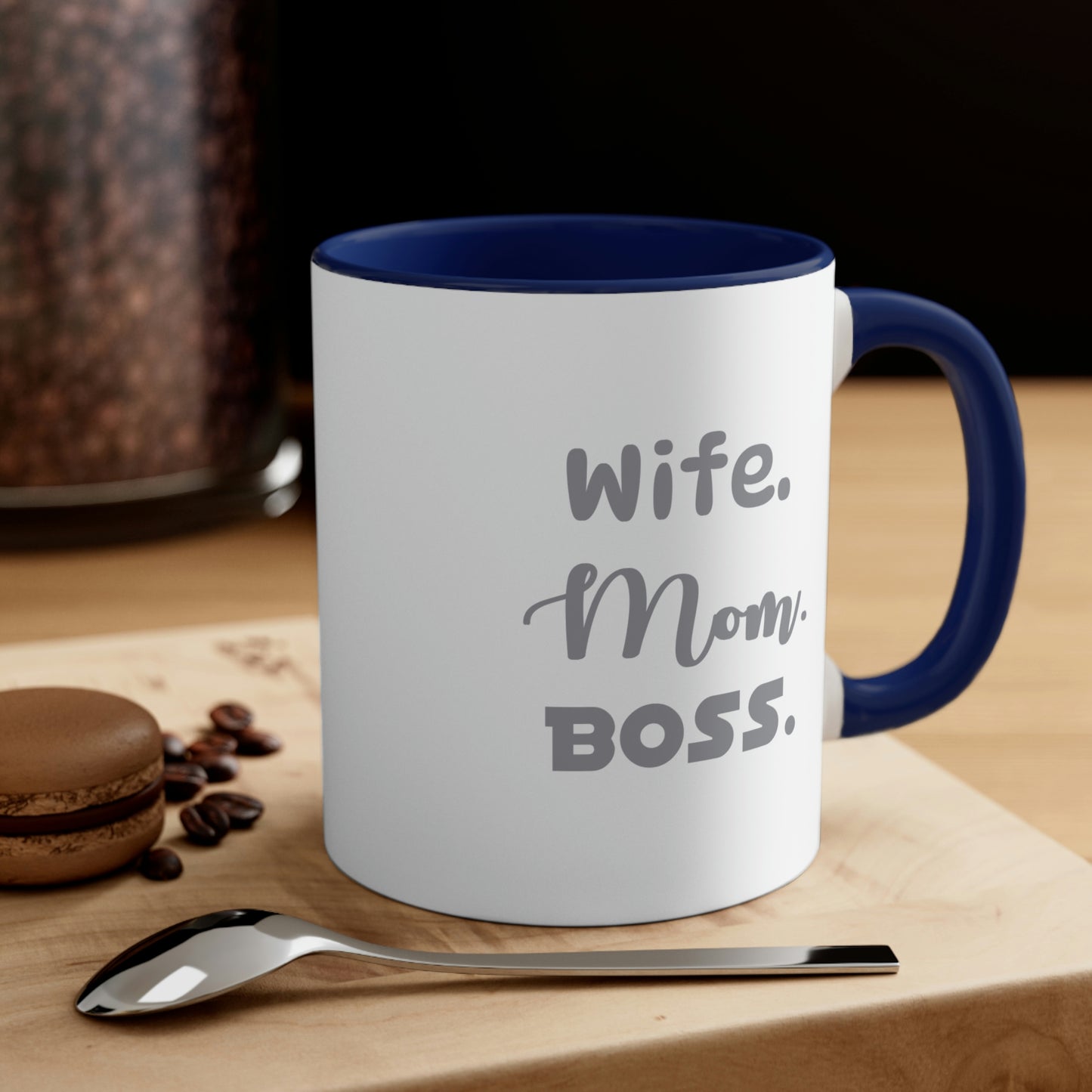 Mother's Day Coffee Mug - Wife. Mom. Boss. - Gift for Wife, Mother's Day Gift, Gift for Mom/Grandma