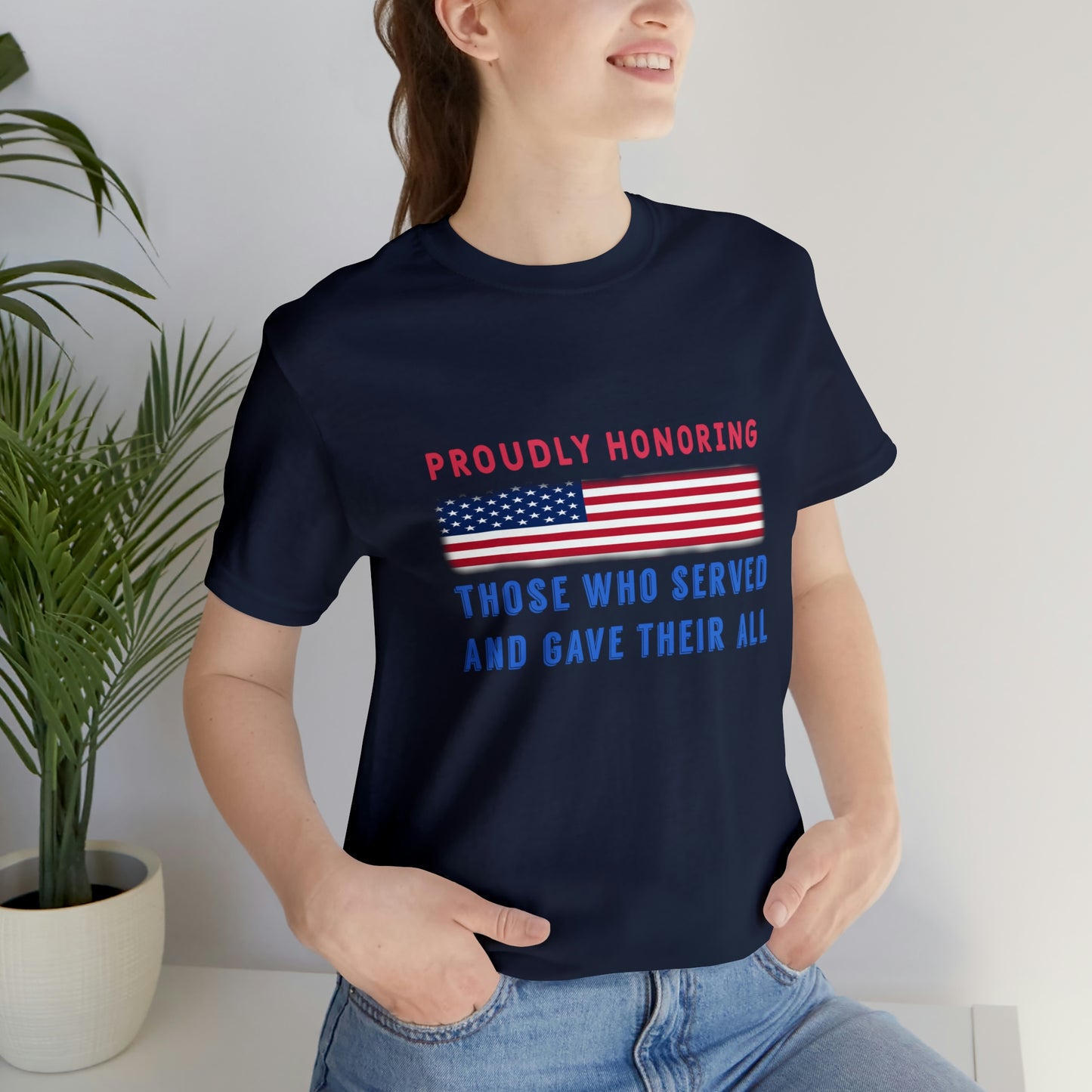 Memorial Day Short Sleeve T-Shirt - Proudly honoring those who served and gave their all.