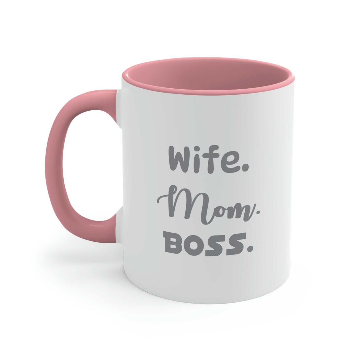 Mother's Day Coffee Mug - Wife. Mom. Boss. - Gift for Wife, Mother's Day Gift, Gift for Mom/Grandma