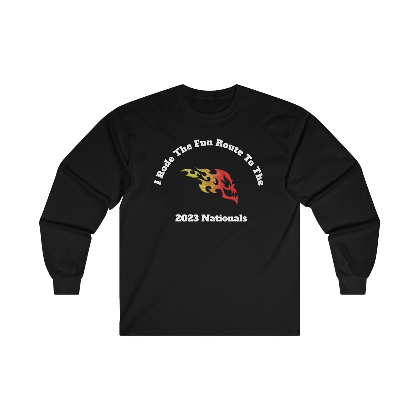 I Rode The Fun Route To 2023 Nationals Long Sleeve Tee