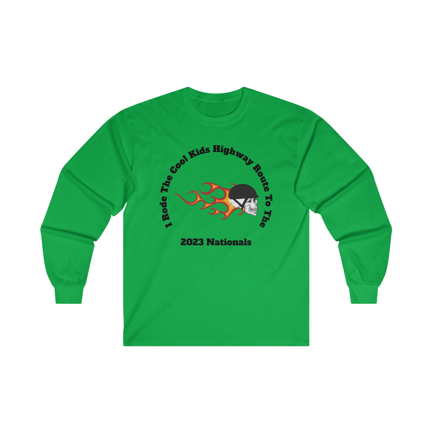 I Rode With The Cool Kids Highway Route To 2023 Nationals Long Sleeve Tee