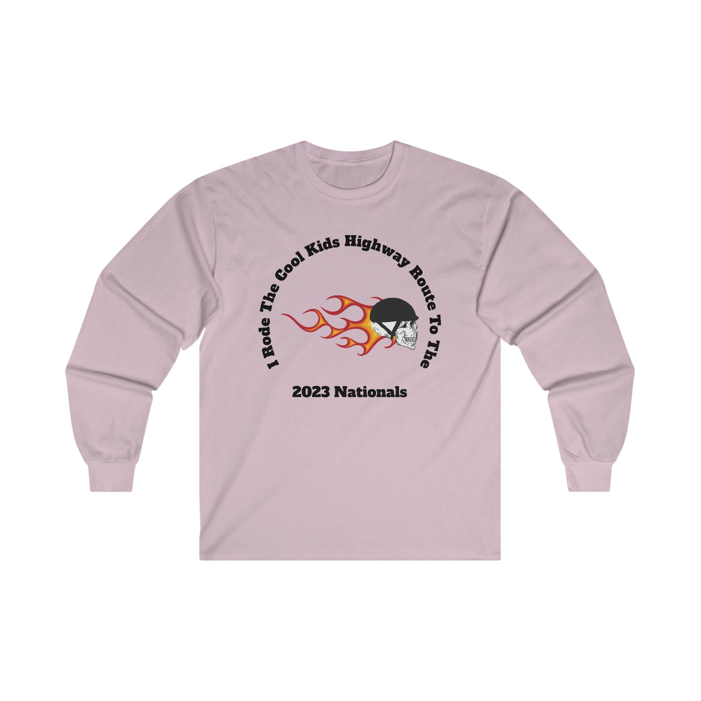 I Rode With The Cool Kids Highway Route To 2023 Nationals Long Sleeve Tee